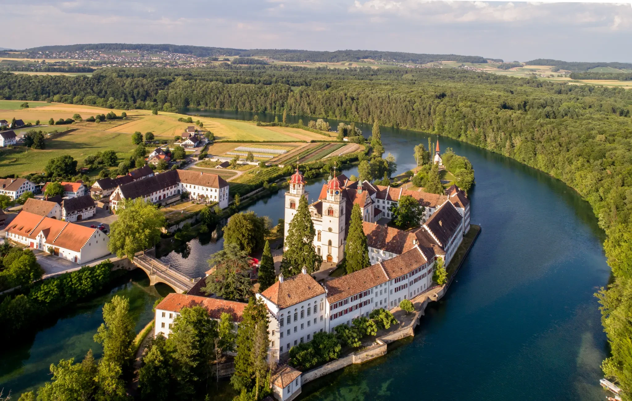 Klosterinsel Rheinau am Rhein